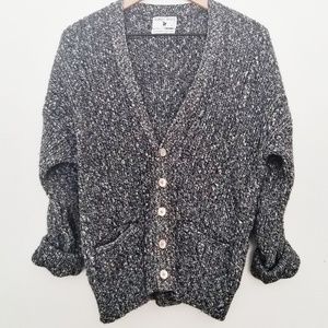 Vintage Robert Bruce Marled Chunky Knit Cardigan M